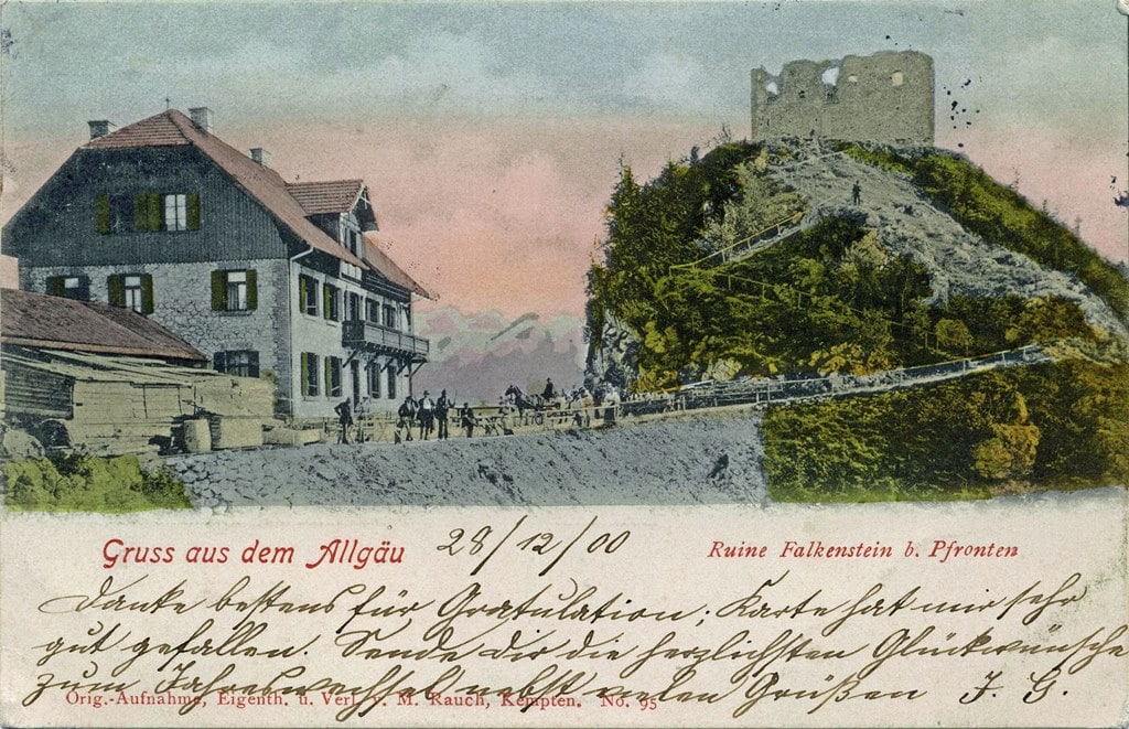 Falkenstein AK gel 1900 (Sammlung HK) Falkenstein AK gel 1900 (Sammlung HK)